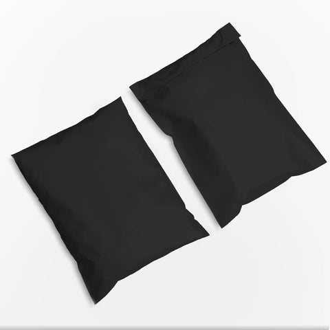 30x40+5cm Lüx Mat Siyah Cepsiz Kargo Poşeti