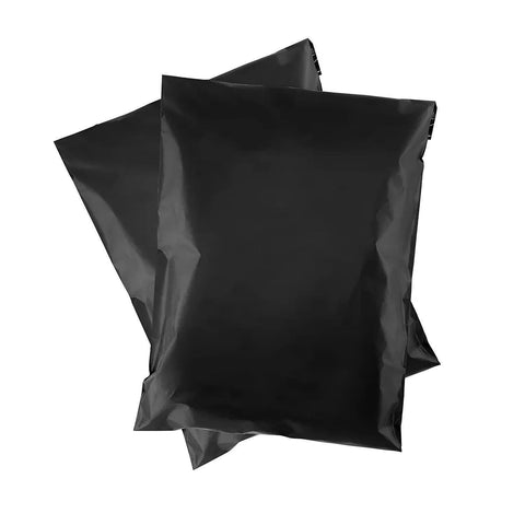 30x40+5cm Lüx Mat Siyah Cepsiz Kargo Poşeti